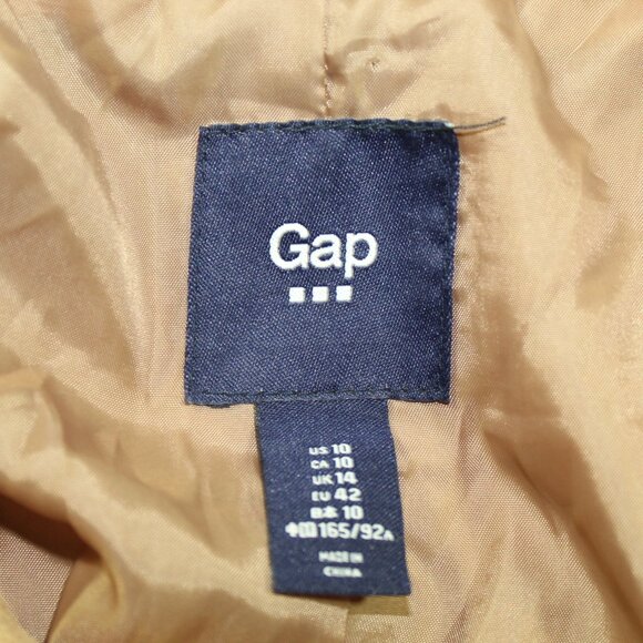 Gap Women's Size 10 Suedette Moto Jacket - Picture 3 of 7